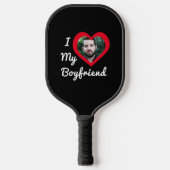 Ik hou van mijn vriend Bae Aangepaste foto Pickleball Paddle (Voorkant)