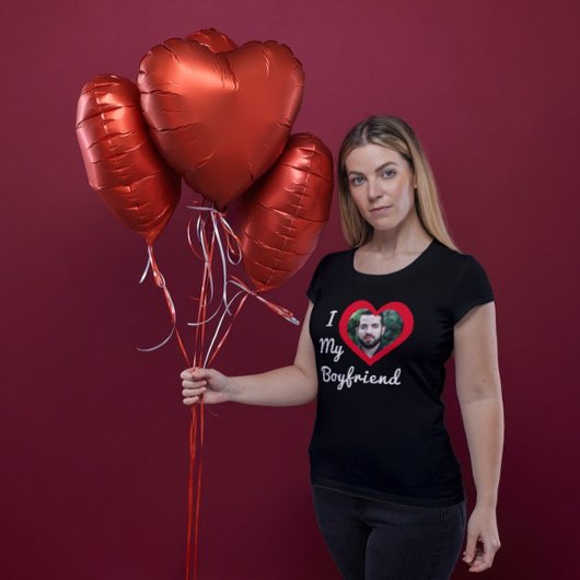 Ik hou van mijn vriend Bae Gepersonaliseerde aange T-shirt