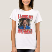 Ik hou van mijn vriend bootleg Valentijnsdag rap T-shirt (Voorkant)