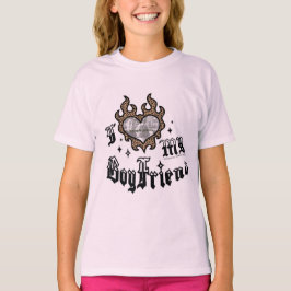 Ik hou van mijn vriend - Cheetah - DingusDesign T-shirt