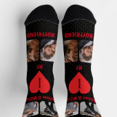 Ik hou van mijn vriend Couple 4 Foto | Namen Sokken (Top)