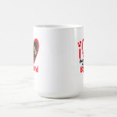 Ik hou van mijn vriend Foto Gift Coffee Mok (Center)