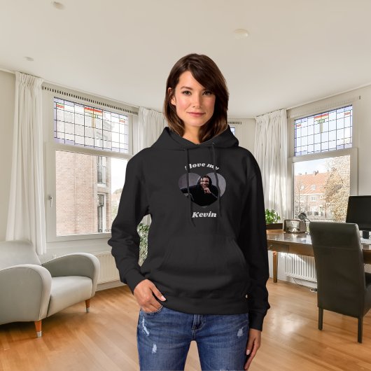 Ik hou van mijn vriend foto naam hoodie