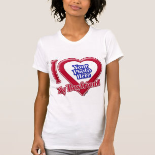 Ik hou van mijn vriend Foto Red Heart T-shirt