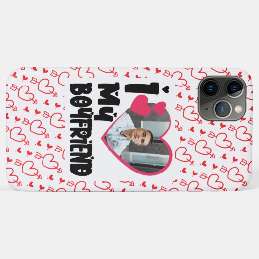 Ik hou van mijn vriend Gepersonaliseerde Foto Hoes (Achterkant (horizontaal))