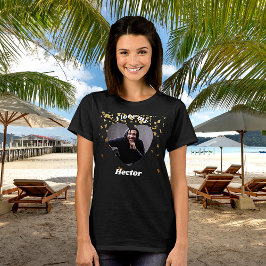 Ik hou van mijn vriend hart foto naam t-shirt