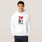 Ik hou van mijn VRIEND Hoodie (Voorkant volledig)