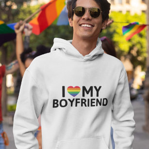 Ik hou van mijn vriend hoodie
