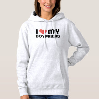 Ik hou van mijn vriend hoodie