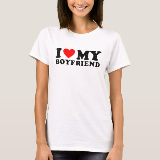 Ik hou van mijn vriend, ik hoor mijn vriend BF Whi T-shirt