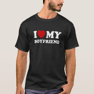 Ik hou van mijn vriend ik hoor mijn vriend Couple T-shirt