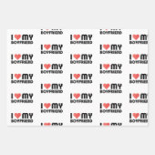 Ik hou van mijn vriend inpakpapier vel (Voorkant 3)