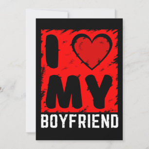 ik hou van mijn vriend kaart