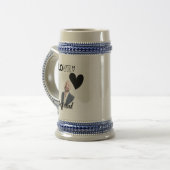 Ik hou van mijn VRIEND Man PAPA Opa Broer Bierpul (Voorkant links)