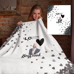 Ik hou van mijn VRIEND Man PAPA Opa Broer Fleece Deken