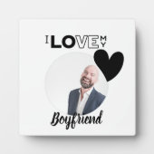 Ik hou van mijn VRIEND Man PAPA Opa Broer Fotoplaat (Voorkant)