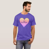 Ik hou van mijn vriend Rainbow Heart T-shirt (Voorkant volledig)