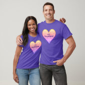 Ik hou van mijn vriend Rainbow Heart T-shirt (Unisex)
