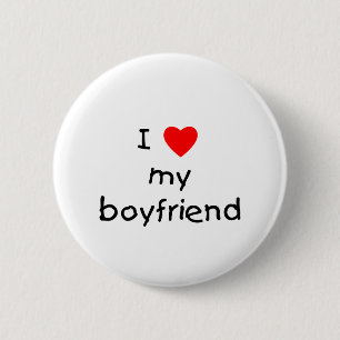 Ik hou van mijn vriend ronde button 5,7 cm