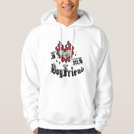 Ik hou van mijn vriend - Rood - DingusDesign  Hoodie