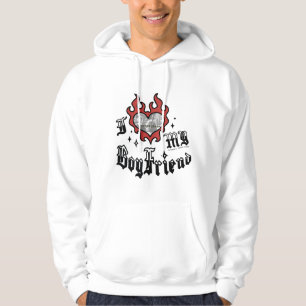 Ik hou van mijn vriend - Rood - DingusDesign Hoodie