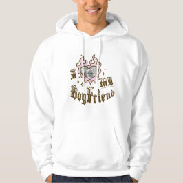 Ik hou van mijn vriend - Rood - DingusDesign Hoodie