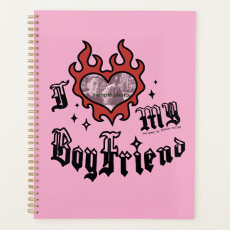 Ik hou van mijn vriend - Rood - DingusDesign Planner