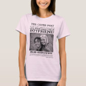 IK HOU VAN MIJN VRIEND Shirt, Leuke Aangepaste Kra T-shirt (Voorkant)