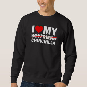 Ik hou van mijn vriend Slash Chinchilla Gekke Pet Trui