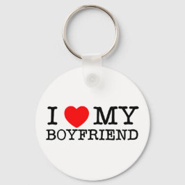 Ik hou van mijn vriend sleutelhanger