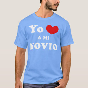 Ik hou van mijn vriend Spaans vriendje Liefde vrie T-shirt