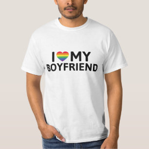 Ik hou van mijn vriend t-shirt