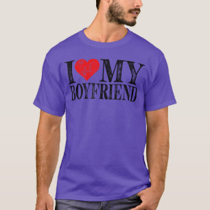 Ik hou van mijn vriend t-shirt