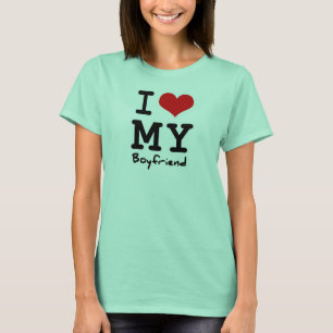 Ik hou van mijn vriend t-shirt
