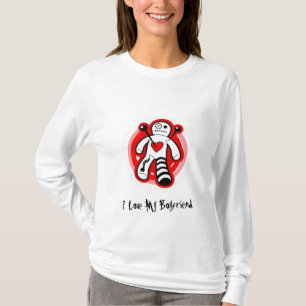 Ik hou van mijn vriend t-shirt