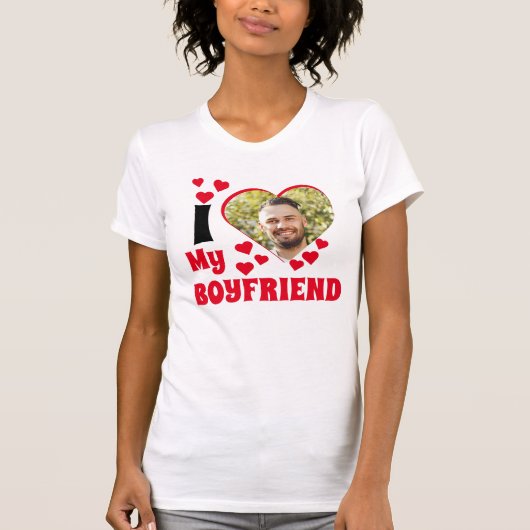 Ik hou van mijn vriend T-Shirt (Voorkant)