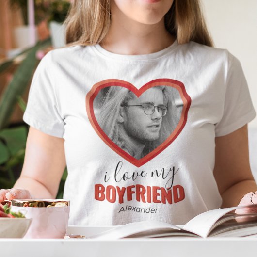 Ik hou van mijn vriend t-shirt