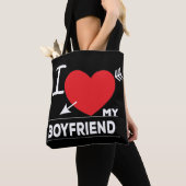 Ik hou van mijn vriend tote bag (Dichtbij)