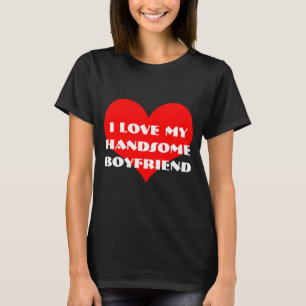 Ik hou van mijn vriend Valentijnsdag typografie 20 T-shirt
