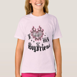Ik hou van mijn vriend - Zebra - DingusDesign  T-shirt