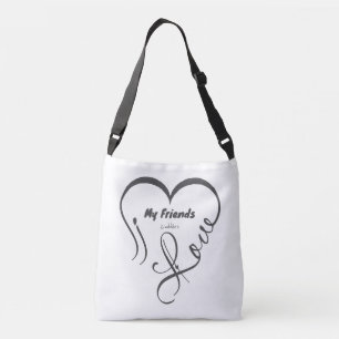 Ik hou van mijn vrienden - Knuffels Crossbody Tas