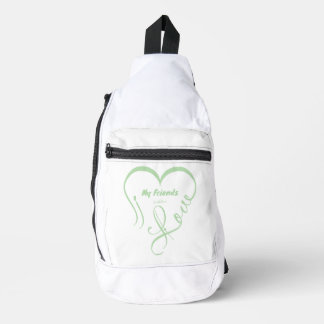Ik hou van mijn vrienden - Knuffels Sling Bag