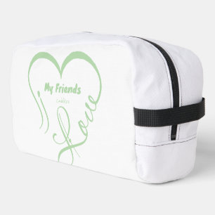 Ik hou van mijn vrienden - Knuffels Toilettasje