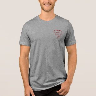 Ik hou van mijn vrienden - Knuffels Tri-Blend Shirt