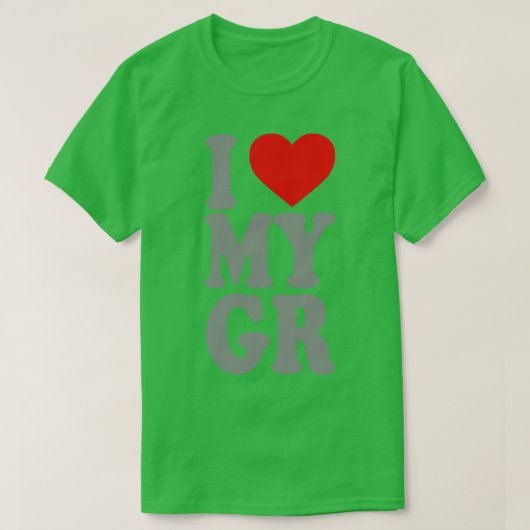 Ik hou van mijn Vriendin 10 T-shirt (Design voorkant)