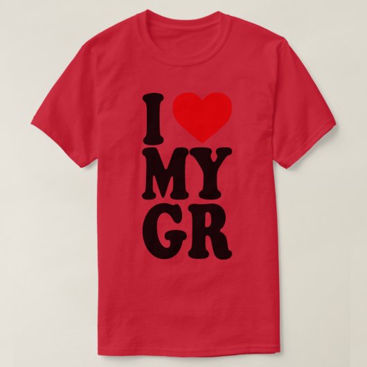 Ik hou van mijn Vriendin 12 T-shirt (Design voorkant)