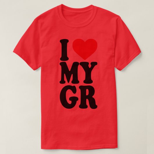 Ik hou van mijn Vriendin 13 T-shirt (Design voorkant)