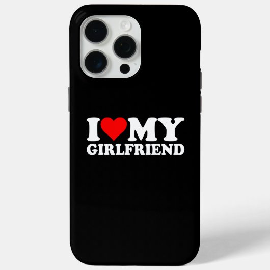 Ik hou van mijn Vriendin 1BK1 Case-Mate iPhone Case (Achterkant)