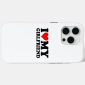 Ik hou van mijn Vriendin 1WH1 Case-Mate iPhone Case (Achterkant (horizontaal))