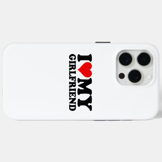 Ik hou van mijn Vriendin 1WH1 Case-Mate iPhone Case (Achterkant (horizontaal))